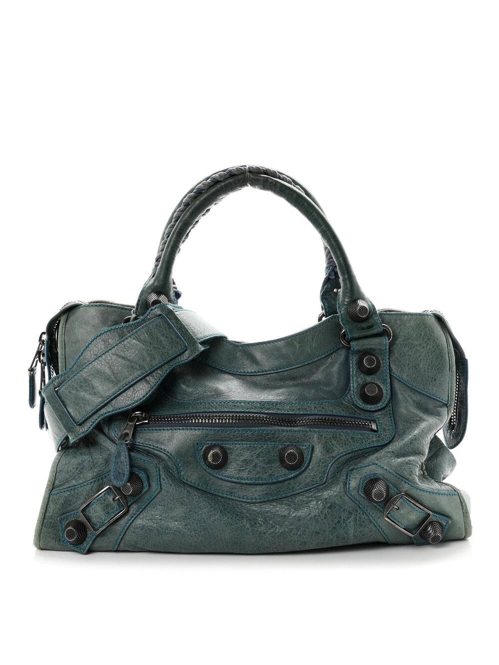 Balenciaga Chevre Giant 21 Silver #343048B15B